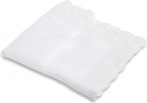 10645191 Weissfee Дорожка Weissfee "Палома" 170х54см (белая, кружево) Ткань