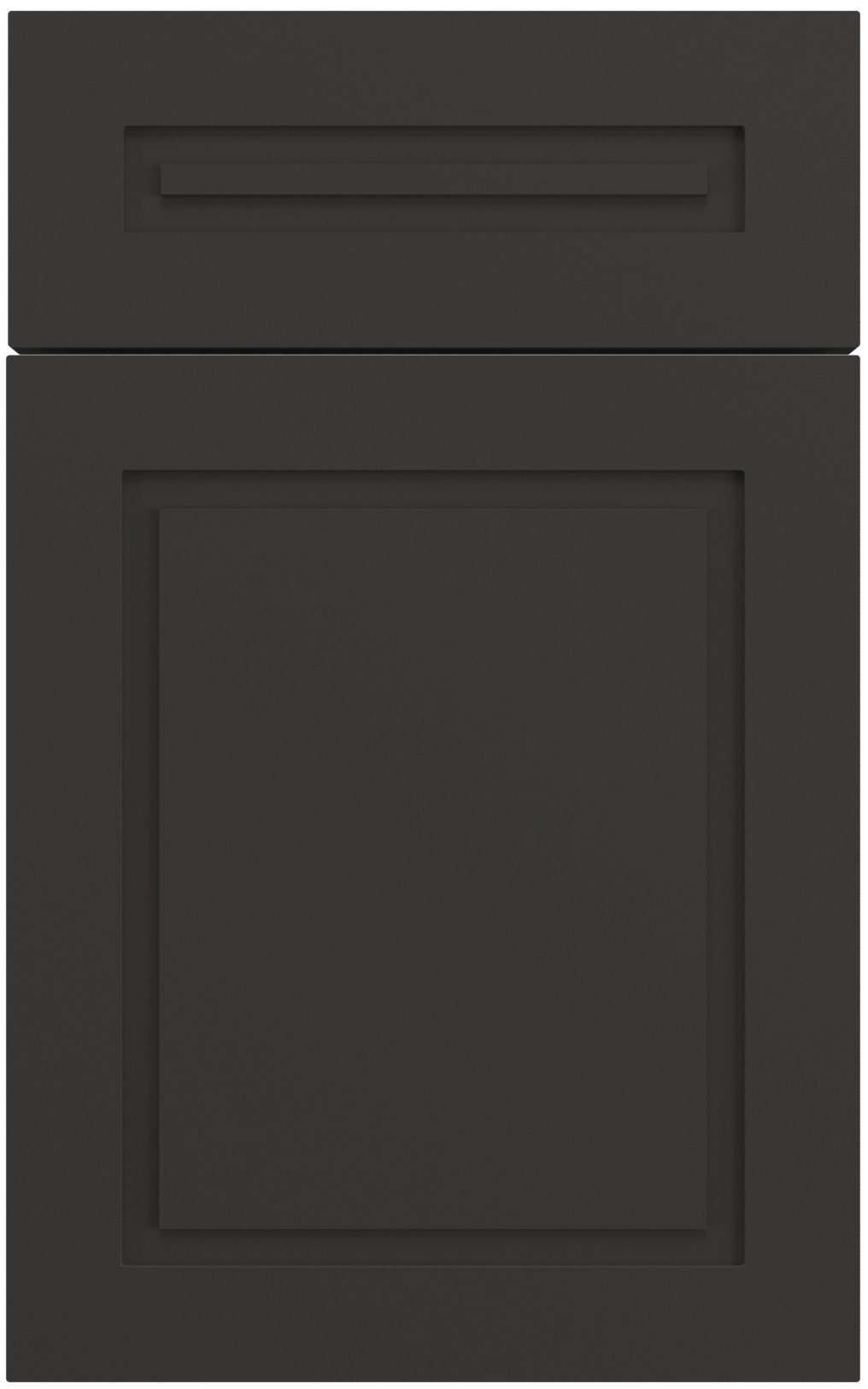 Фасады для кухни Модерн Фрезеровка «Ла Дефанс» Графит софттач №505 SIDAK SIST3707-9856