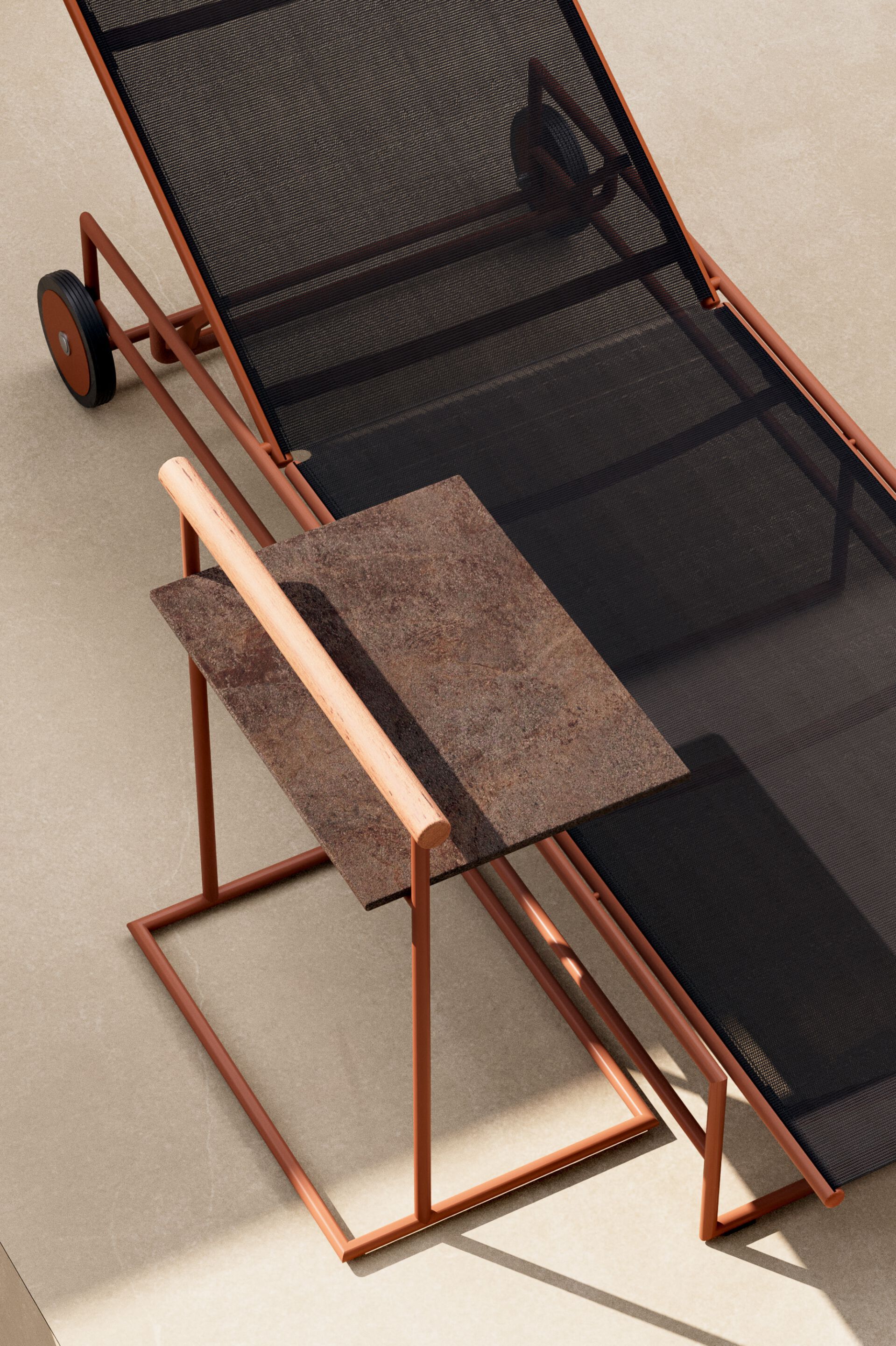 Ткань сад шезлонг Atmosphera труба ARCH-00040396 - Вид №3