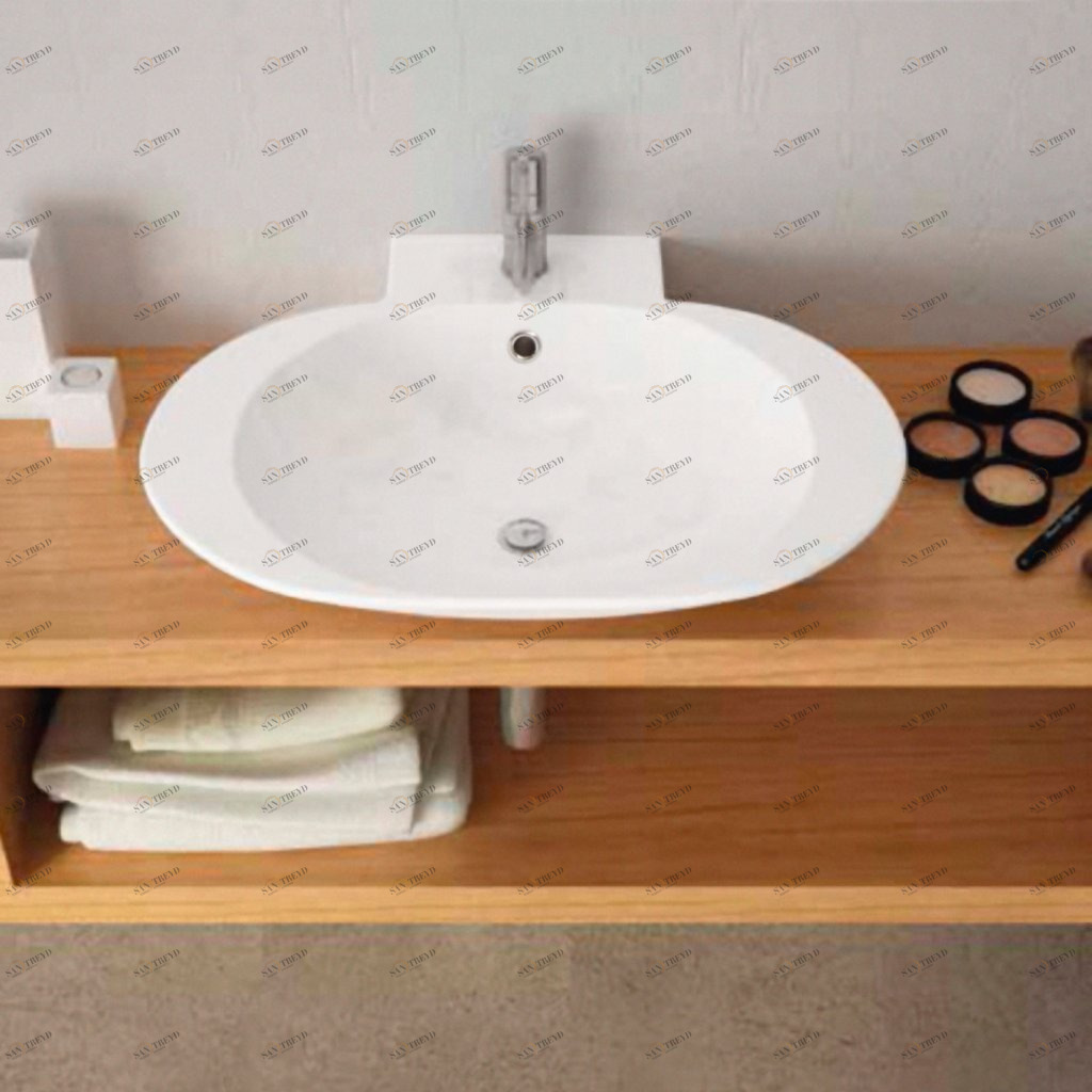 BB3060KL Накладная раковина на столешницу  овальная BELBAGNO 