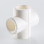 VTp.741.0.040 Фитинг полипропиленовый – крестовина Valtec 40 мм  - Вид №3