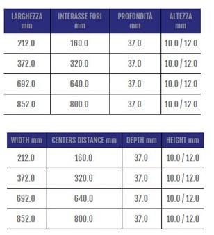 Cosma Ручка для модульной мостовой мебели  280  - Вид №1