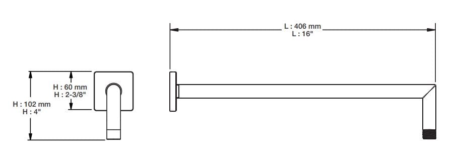 Набор термостатических встраиваемых ванн с ручным душем BARIL PRO-4300-10 ARCH-00139544 - Вид №4