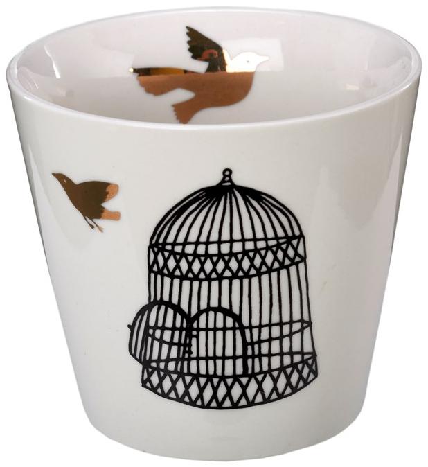 Pols Potten Кружка фарфоровая Freedom birds 230-400-175  - Вид №5