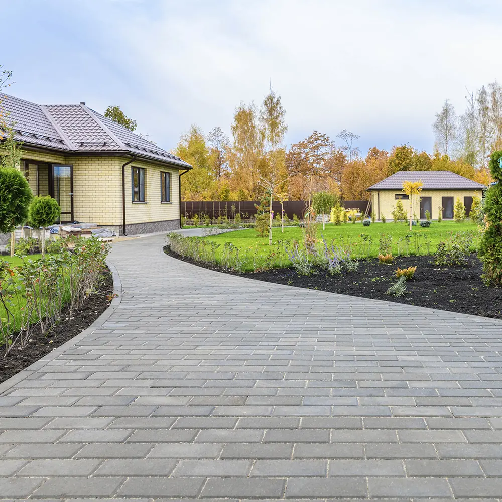 BRAER Серый бетон: тротуарная плитка для элегантных дорожек 82001770 STLM-0016932 - Вид №6