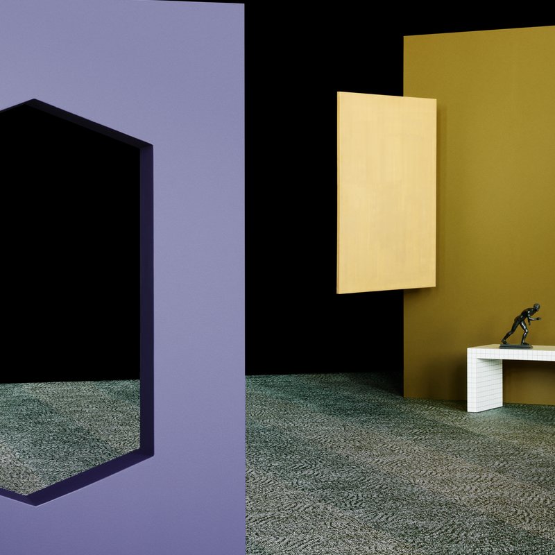 Bolon Diversity  Напольное покрытие виниловый пол Buzz Olive  - Вид №2