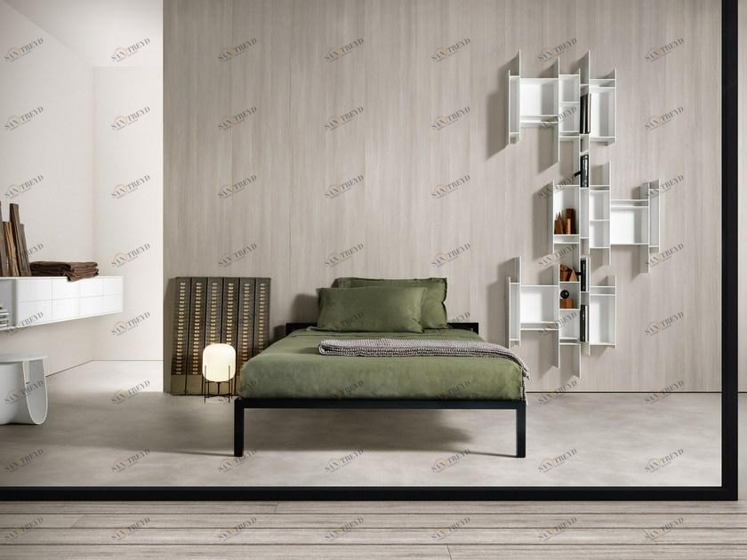 MDF Italia Односпальная кровать из алюминия sun-id-1482940