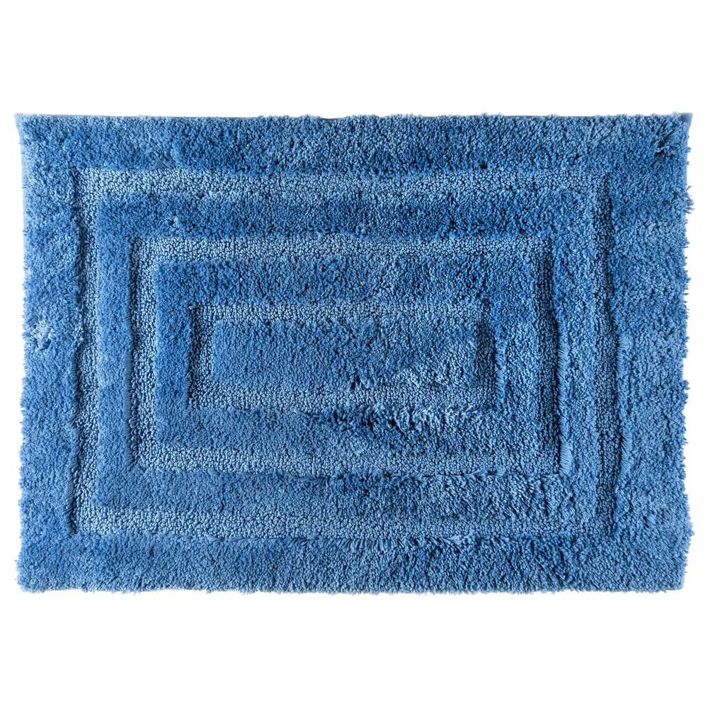 Коврик для ванной комнаты Grampus 45х65 см цвет синий STLM-2134744