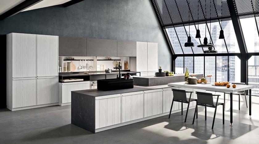 Composit Деревянная кухня с островом Pepper sun-id-1511175 - Вид №6