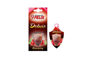 18251023 Ароматизатор Deluxe подвесной, гелевый, клубника, 4.5 мл 410112214 FELIX