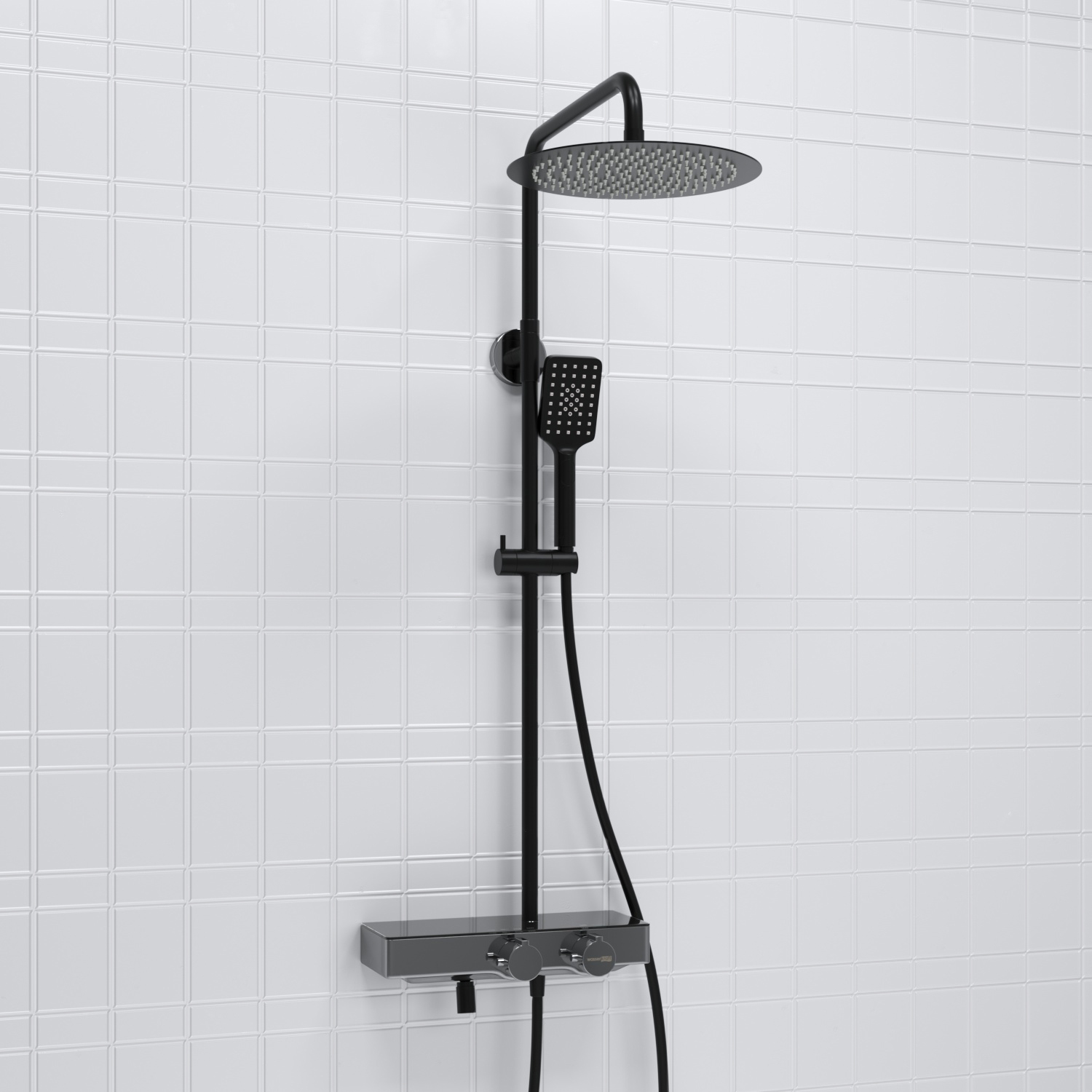 A114.160.130.CB Thermo Душевой комплект с термостатическим смесителем WasserKRAFT 