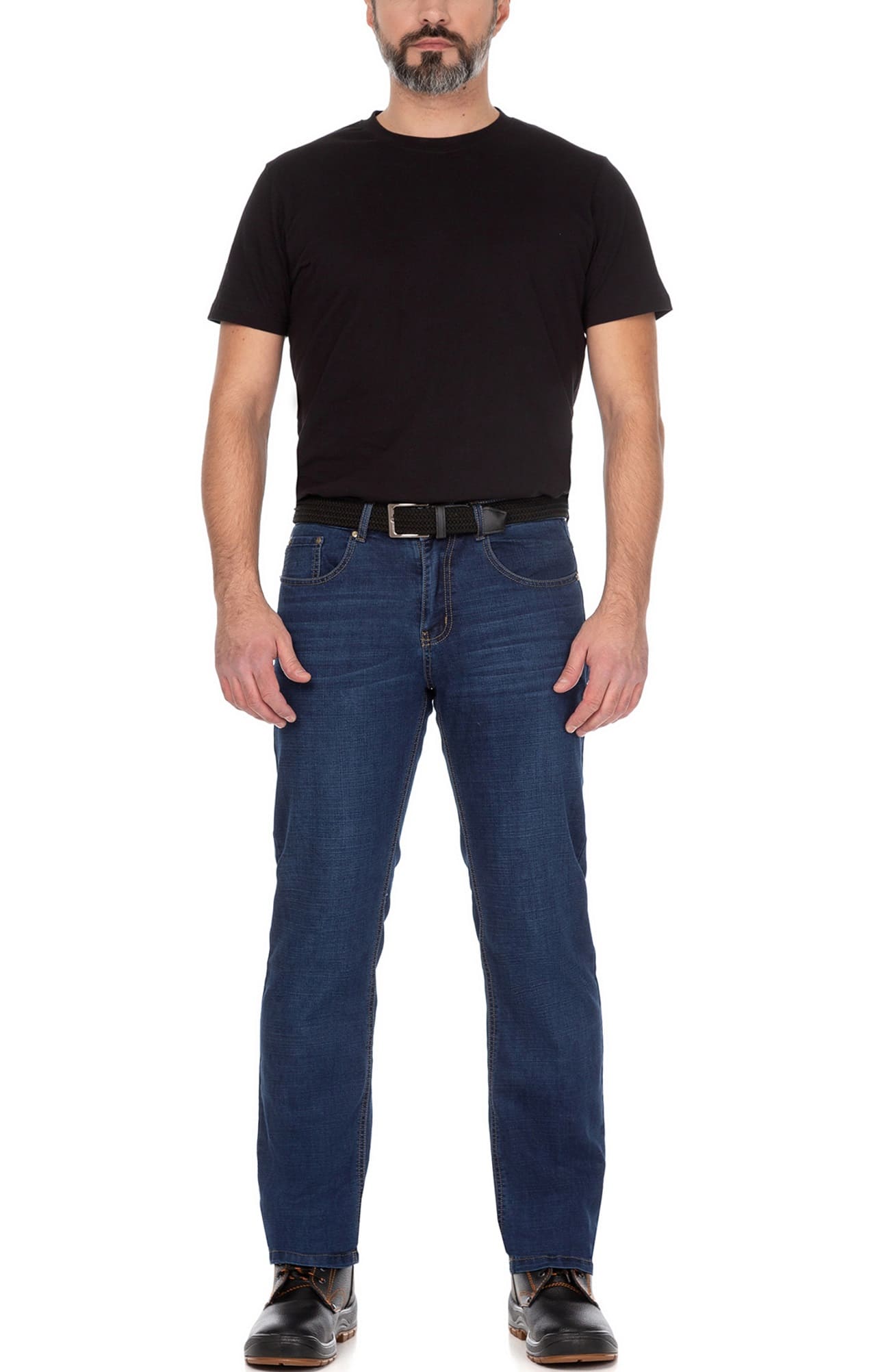 63285 Брюки "Деним" синие  Одежда для официантов  размер 33 (50-52) Спецодежда  - Вид №2