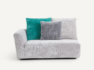 Модульный бархатный диван