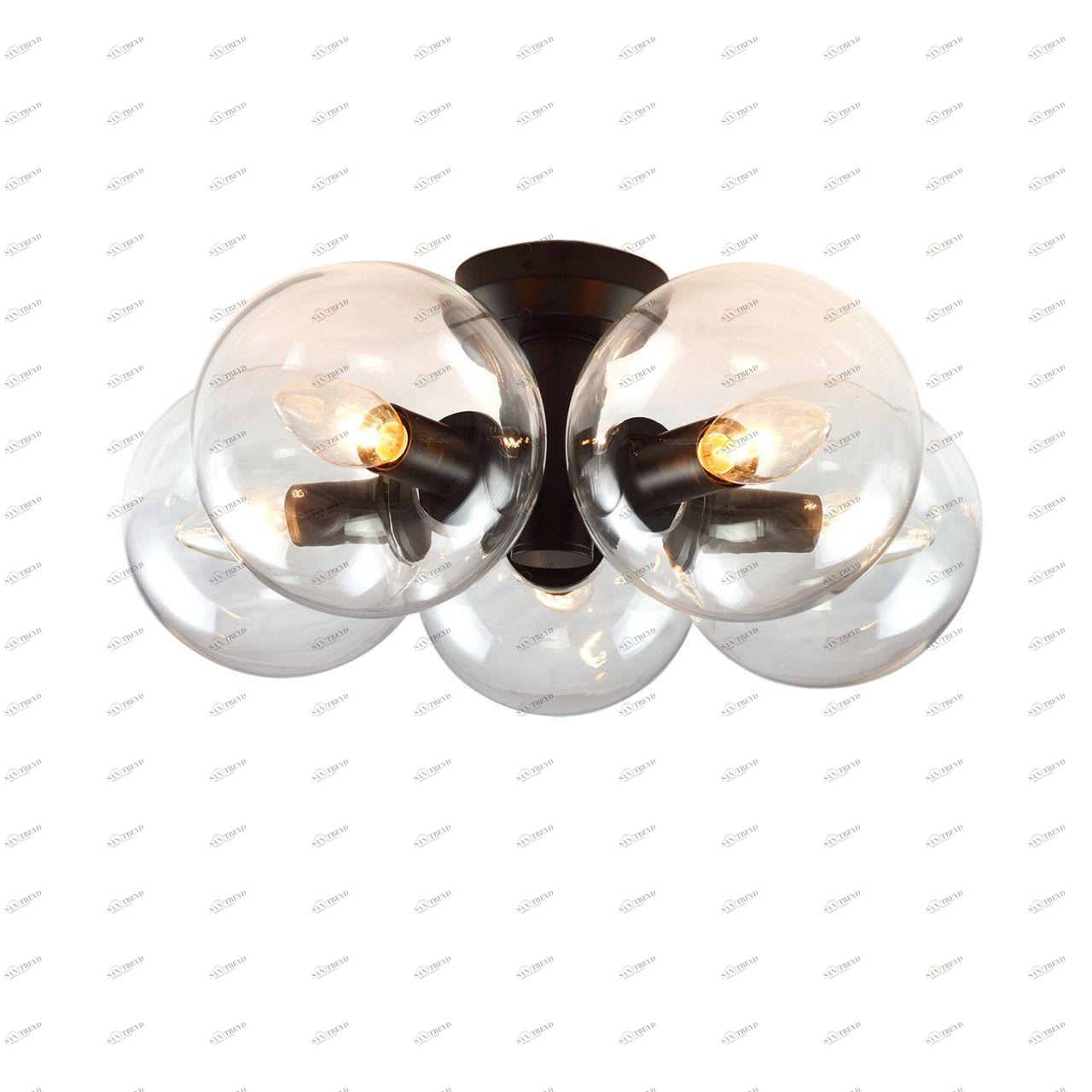 Потолочная люстра ST Luce Rosello SL424.402.05 ST LUCE ДИЗАЙНЕРСКИЕ, ROSELLO, ШАР 279210 Черный 