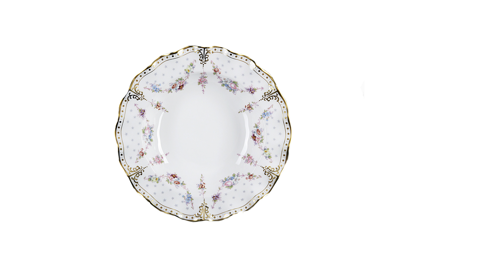 10676171 Royal Crown Derby Сервиз столовый Royal Crown Derby Роял Антуанетта на 6 персон 20 предметов, фарфор Фарфор костяной  - Вид №2