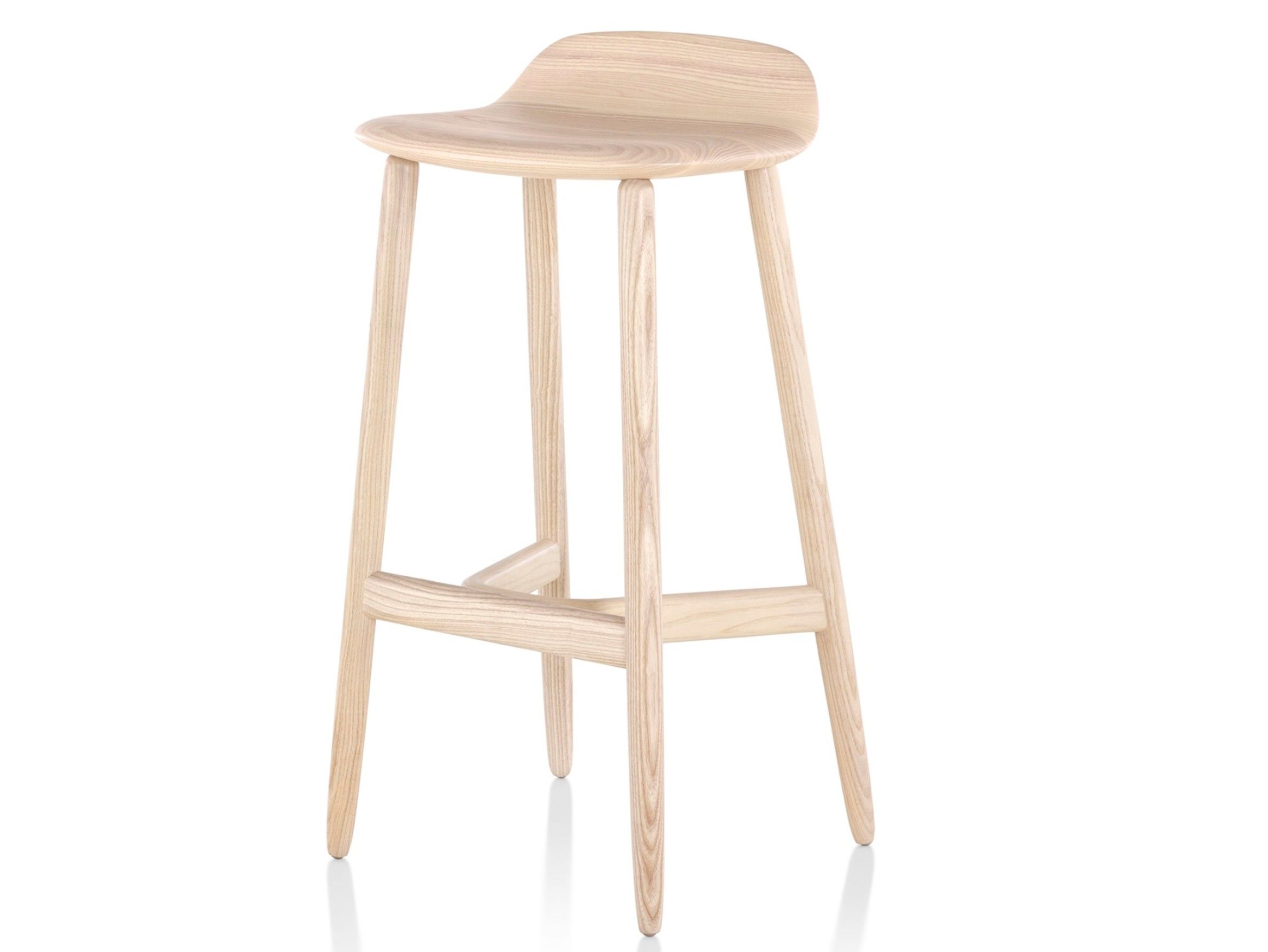 Высокий деревянный барный стул Herman Miller Crosshatch ARCH-00038966 - Вид №1