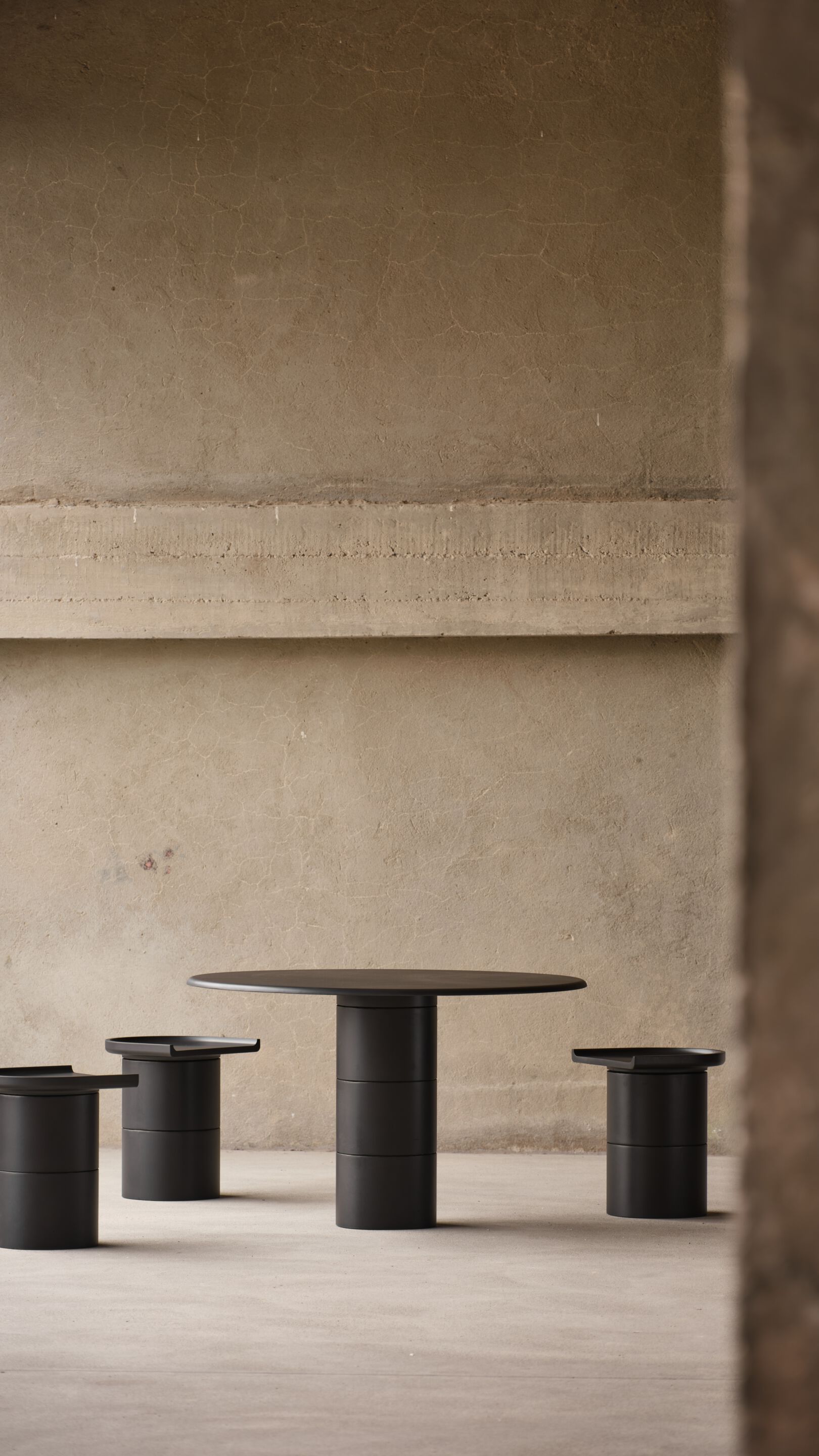Круглый бетонный стол PULKRA несколько ARCH-00036105 - Вид №4