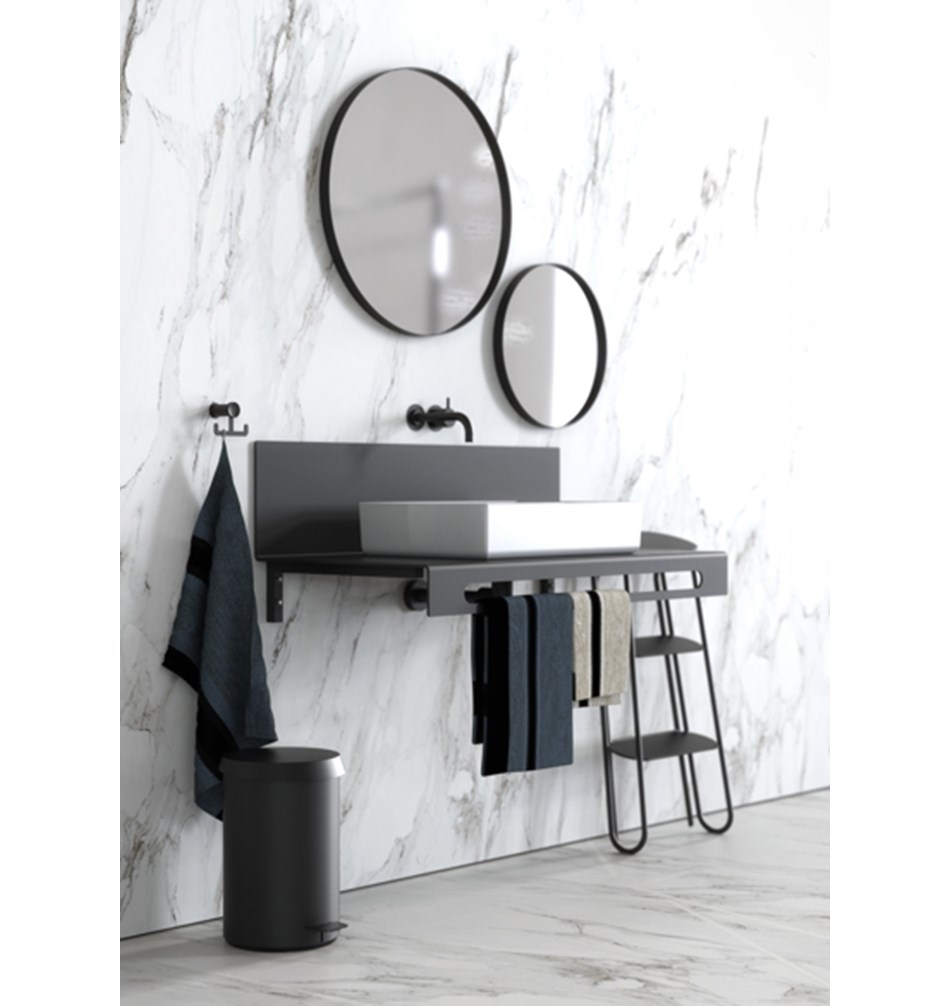 FROST Корзина для мусора 350 » черный Нержавеющая сталь Черный N3002-B  - Вид №6