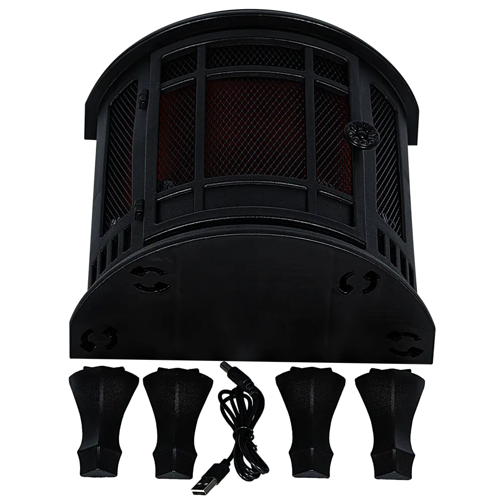 89367796 Светодиодный декоративный светильник-камин "Альтаис" пластик 25x13x30см STLM-1511764 Santreyd  - Вид №7