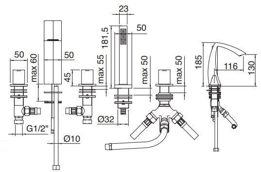Rubinetterie Treemme Archè sun-id-1378004 - Вид №1