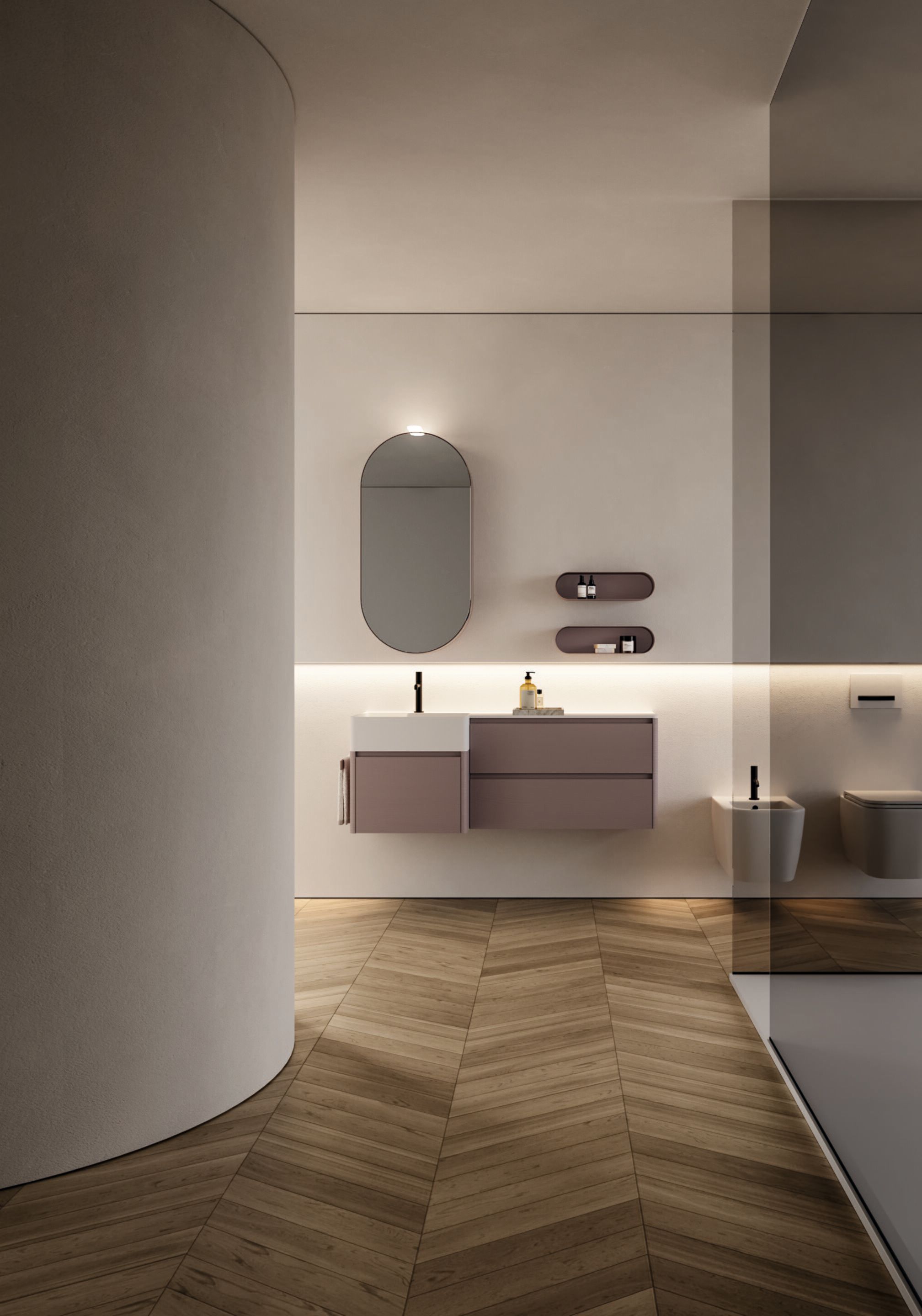 Полка для ванной Ideagroup ICEBERG ARCH-00069719 - Вид №2