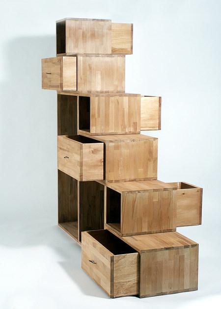 Cinius Книжный шкаф / лестница из массива дерева Yen sun-id-1486205 - Вид №4