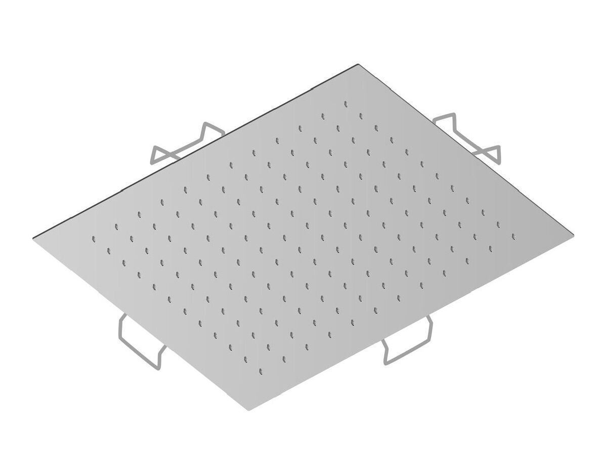 Квадратная потолочная душевая головка с системой защиты от накипи Rubinetterie Frattini душевые ARCH-00113030