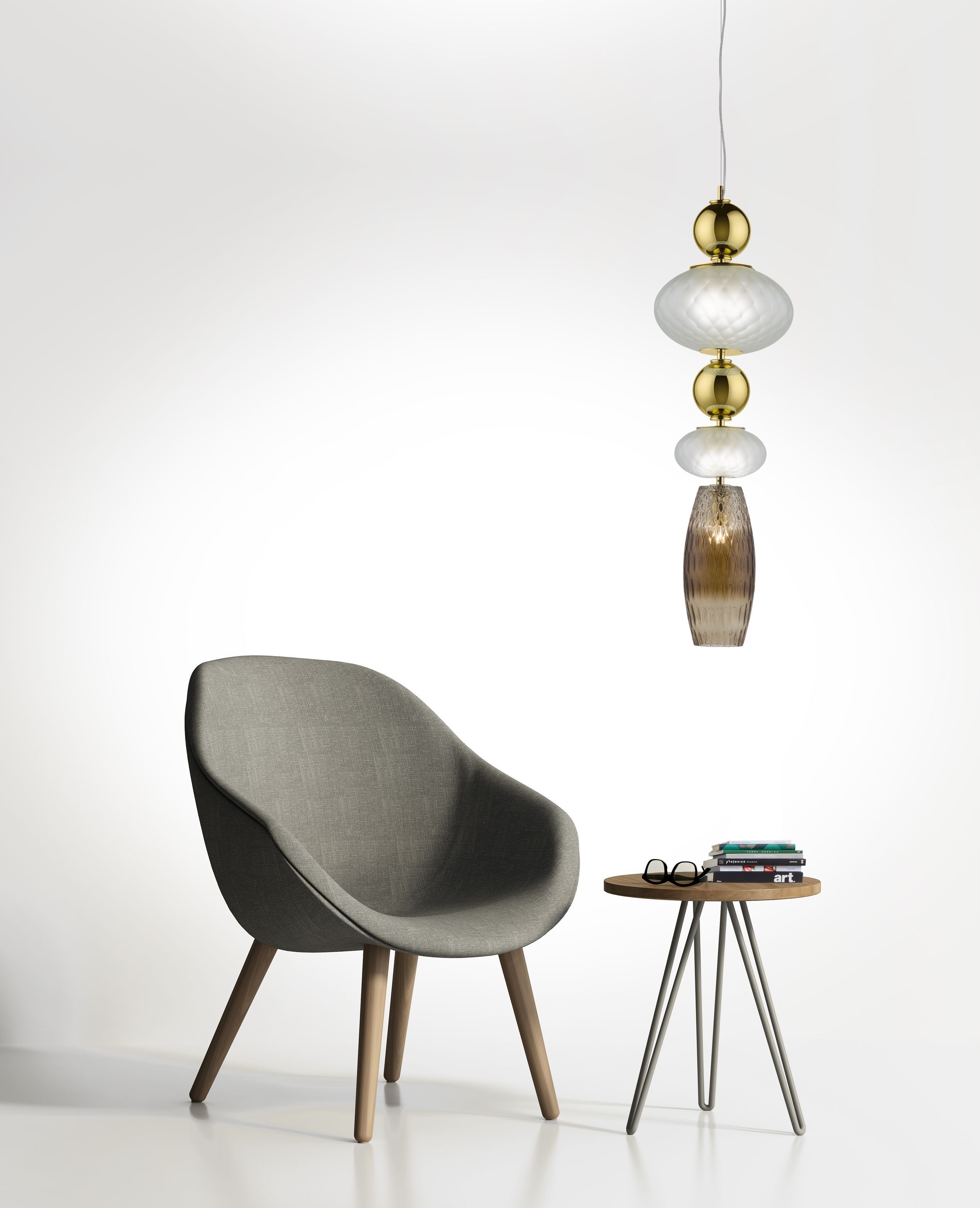 Светодиодный подвесной светильник из боросиликатного стекла Euroluce Lampadari Harmony ARCH-00035461 - Вид №3