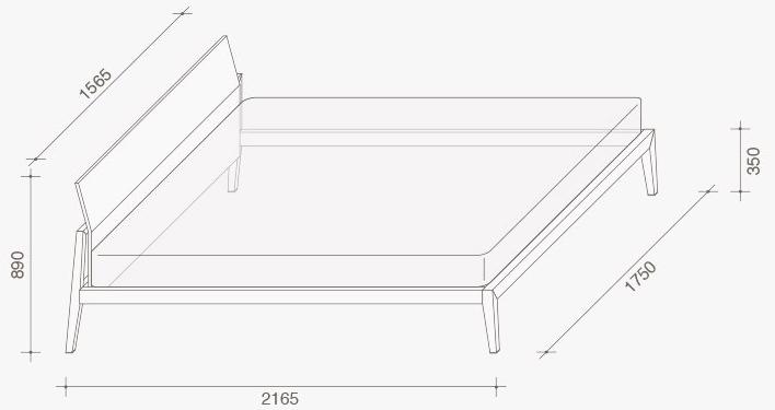 Lema Двуспальная кровать из дерева sun-id-1492865 - Вид №5
