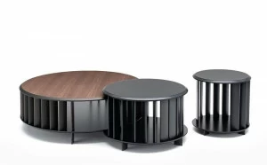 Living Divani Круглый журнальный столик с вещевым ящиком Islands