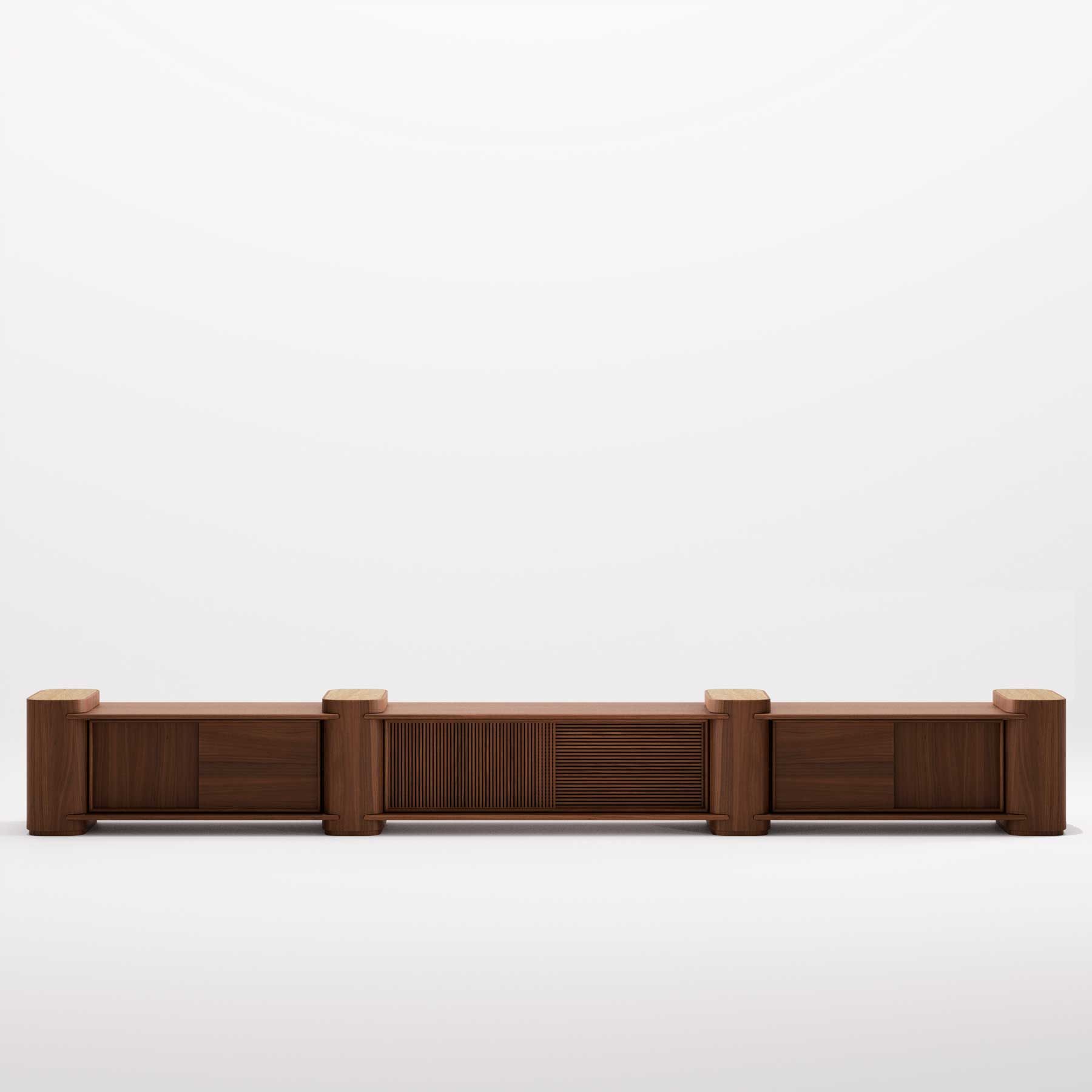 Секционная деревянная двухсторонняя решетка Wewood Path ARCH-00130012 - Вид №13