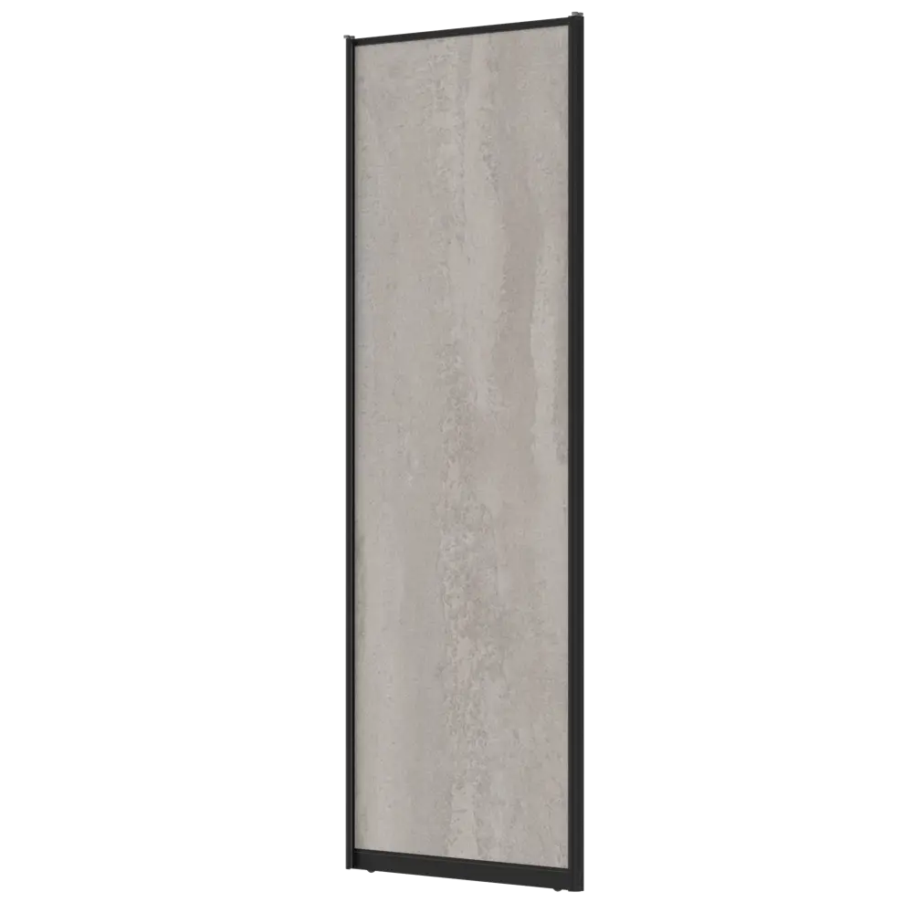 Дверь-купе KONSENSA 225.5x80.4 см МДФ цвет бетон профиль черный 89444002 STLM-2093766  - Вид №2