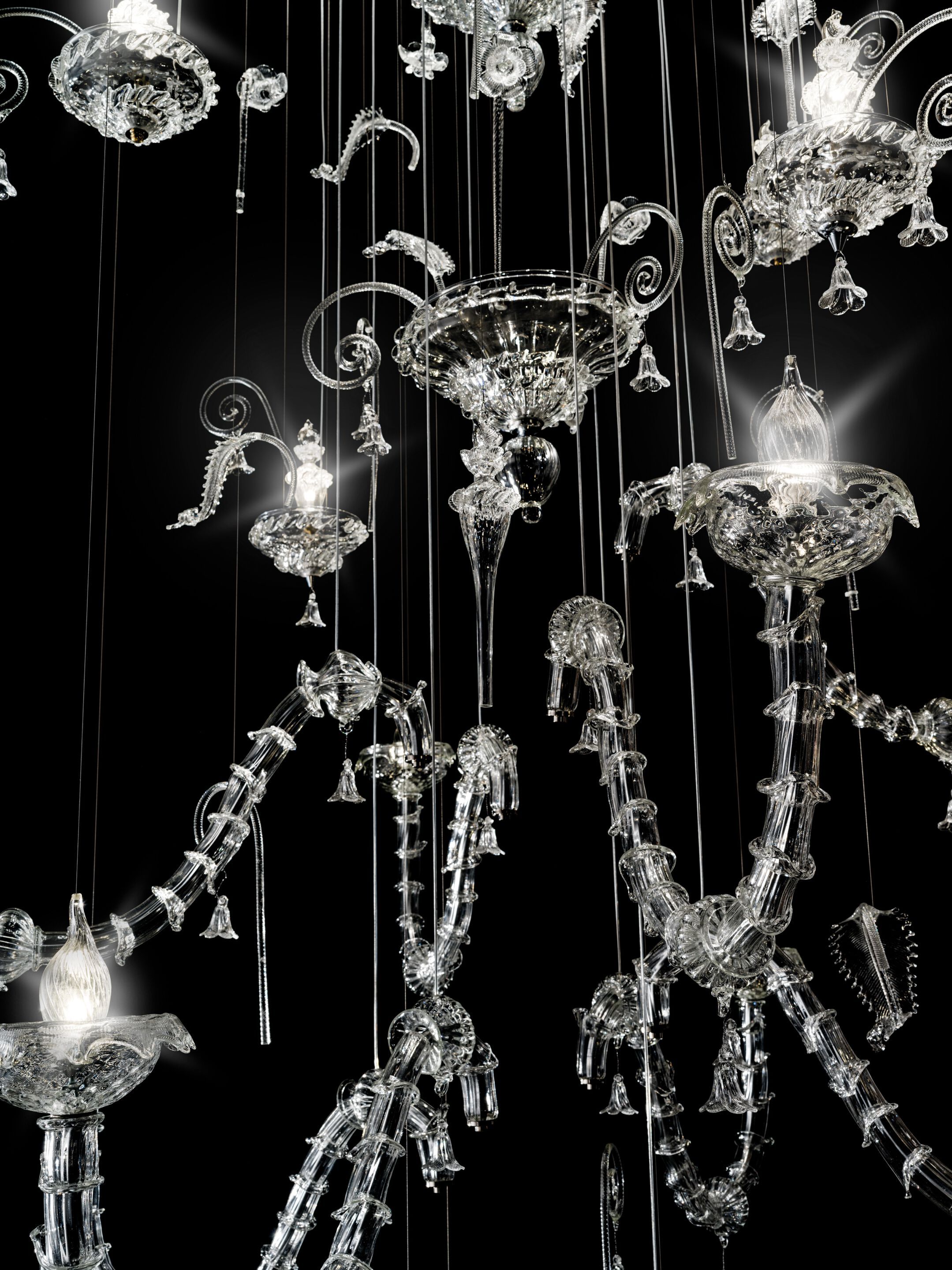 Светодиодная люстра из муранского стекла REFLEX MOLECOLARE ARCH-00094323 - Вид №1