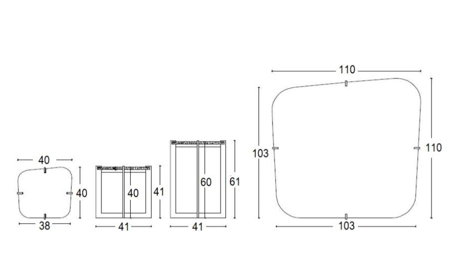 Мраморный журнальный столик Quinti Sedute CRUZ ARCH-00013372 - Вид №2