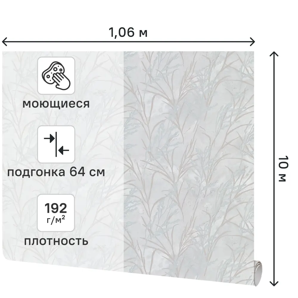 Обои флизелиновые Рустик синие 1.06 м 70665-42 89439231 STLM-2104149 Santreyd - Вид №1