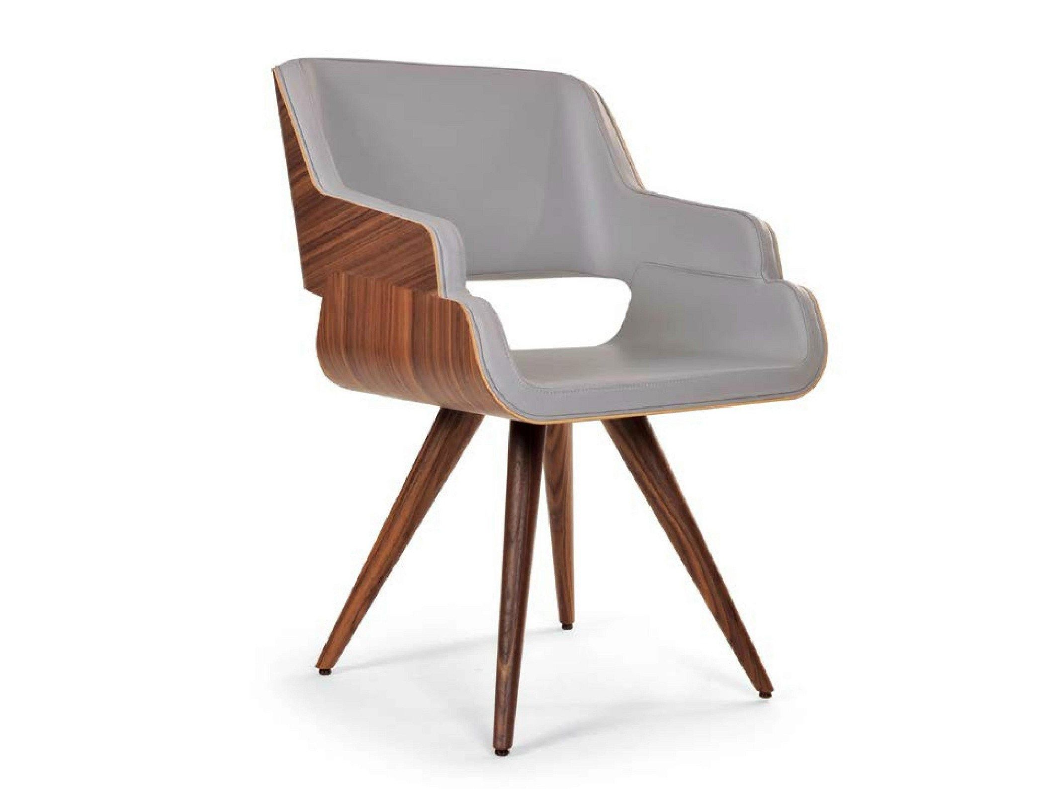 Деревянный стул с подлокотниками Riccardo Rivoli ROSE W WOODCONE ARCH-00131077