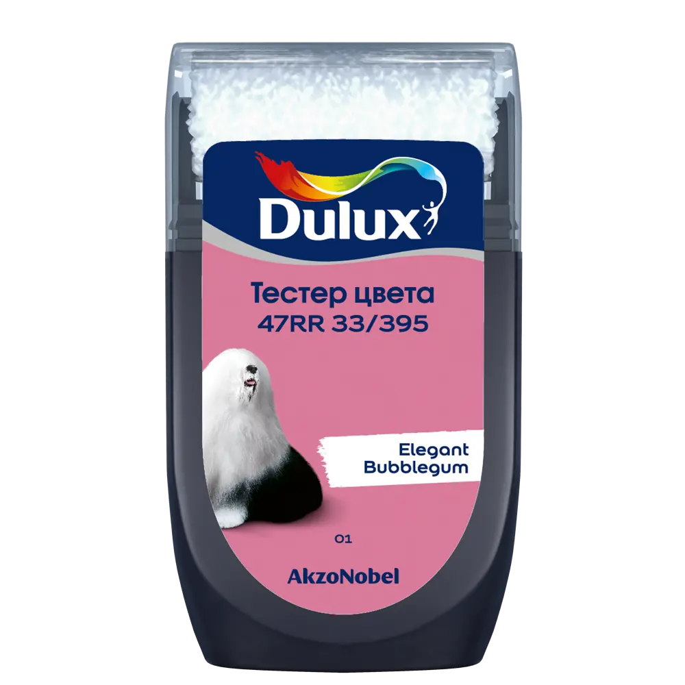 Тестер краски для стен Dulux 47RR 33/395 Elegant Bubblegum 30 мл 84870483 STLM-2149018  - Вид №1