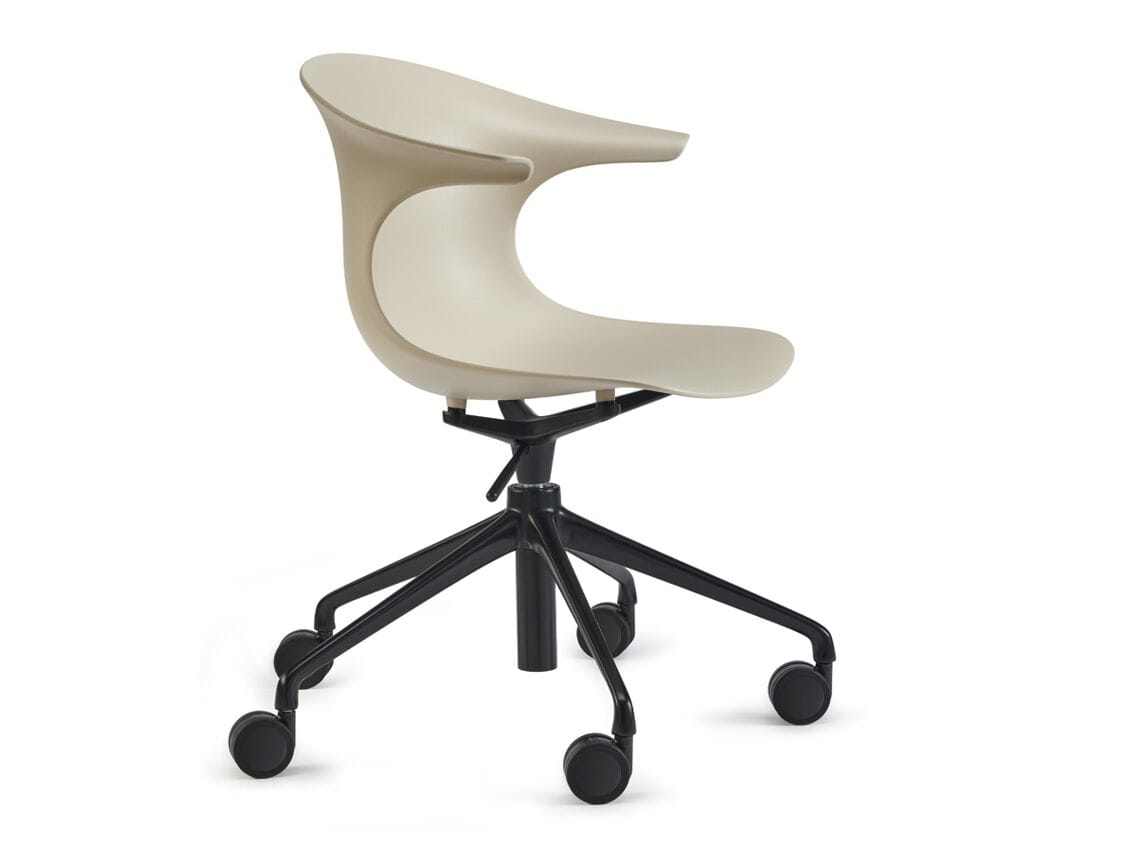 Регулируемый по высоте стул из полипропилена с колесами Infiniti моно петля ARCH-00108615