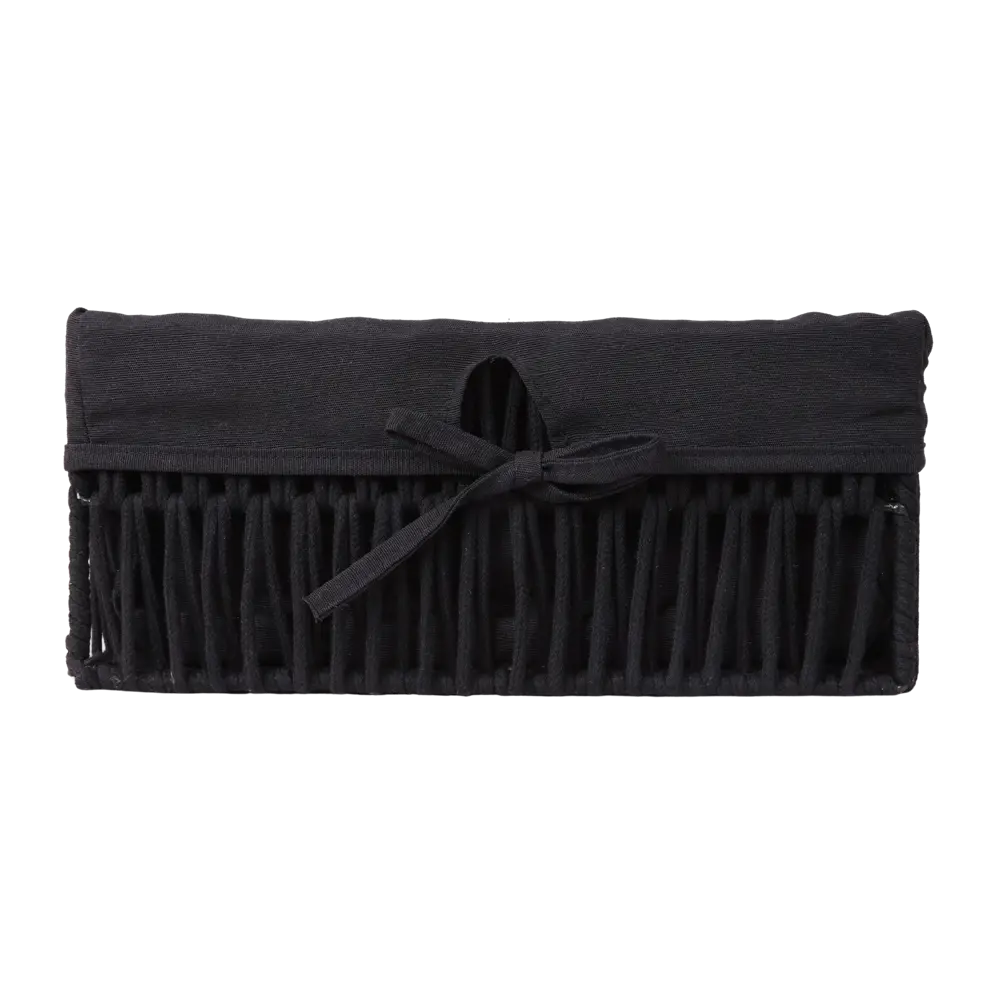 Корзина Konsensa 34x15x24 см полиэстер цвет черный STLM-2153830 - Вид №2