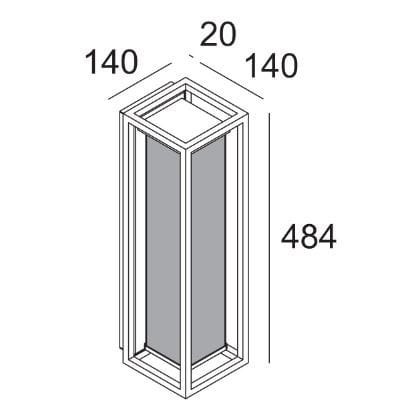 Стеклянный светодиодный настенный светильник Deltalight Montur ARCH-00004964 - Вид №7