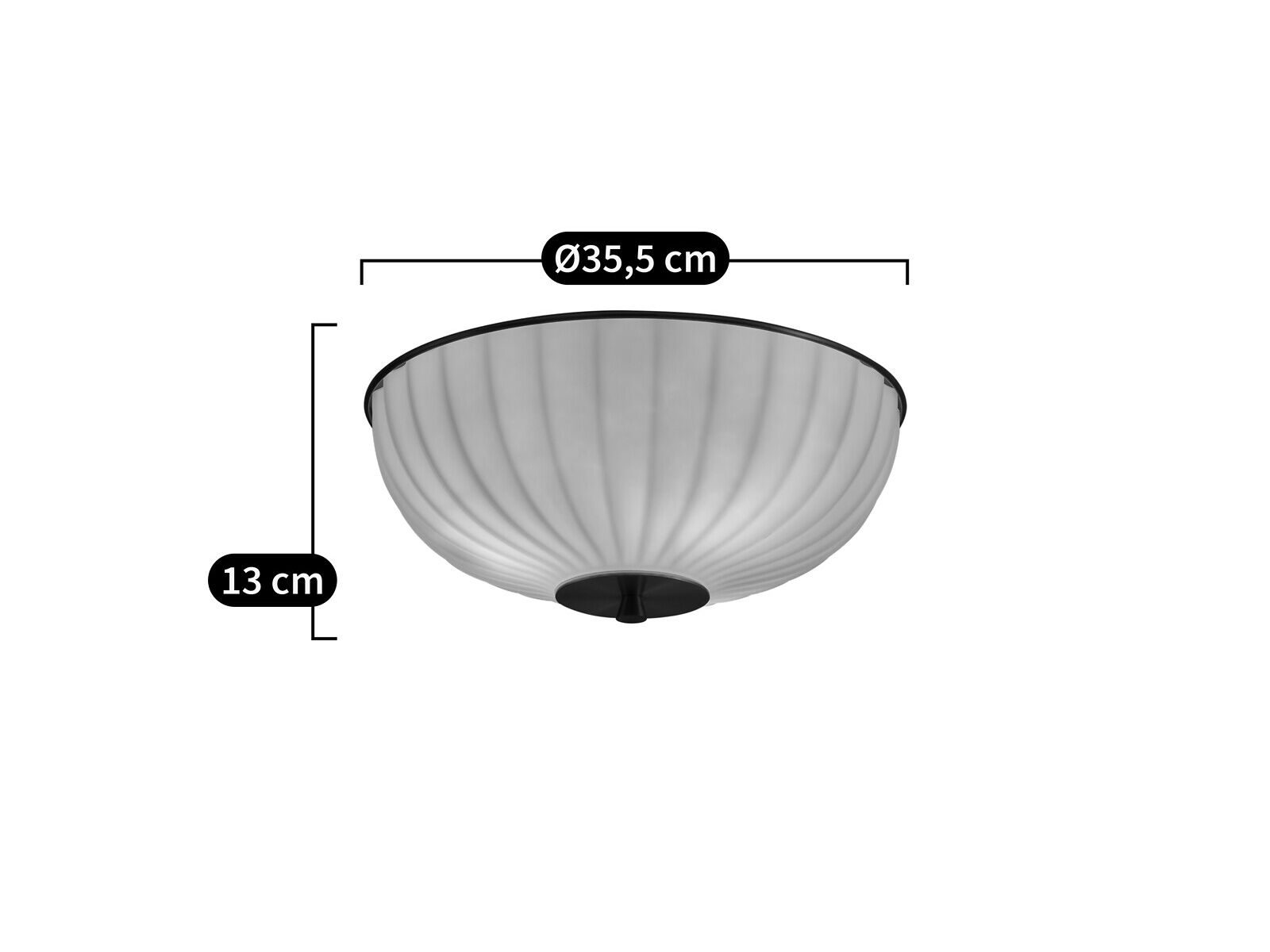 Потолочный светильник из опалового стекла AMPM Canelé ARCH-00143813 - Вид №4