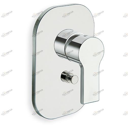 CRIDE659 Внешние части смесителя для ванны / душа с переключателем на 2 выхода для CRICS535 и накладкой из АБС-пластика Cristina Rubinetterie 