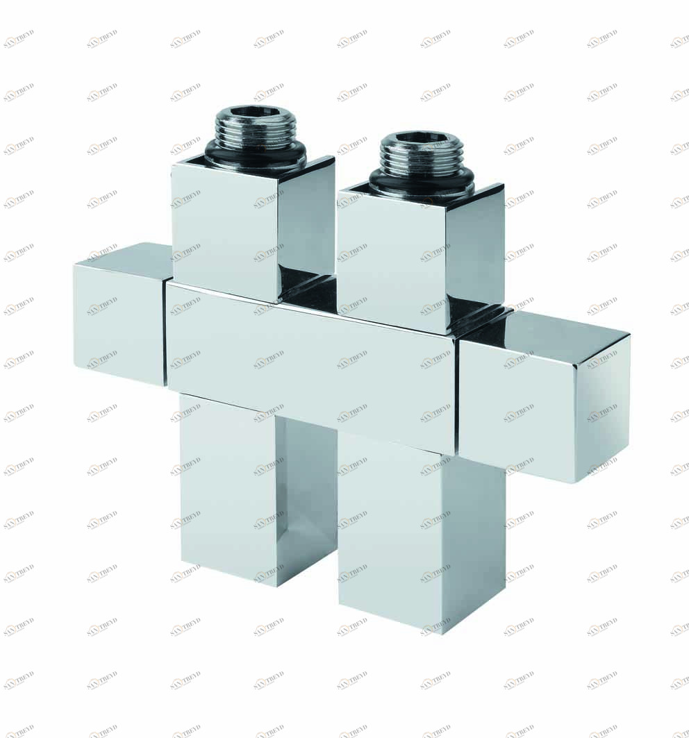 Carlo Poletti V665H10B Держатель прямоугольный, с соединением под стальную трубу 