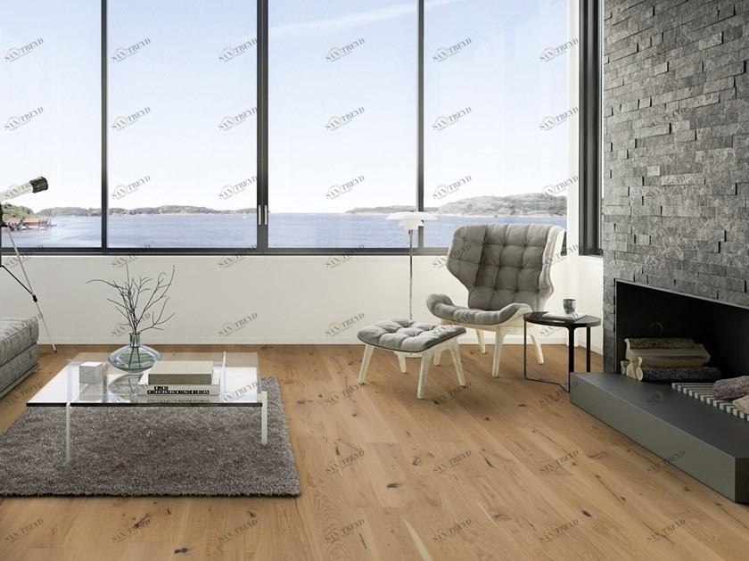 BOEN 3-х слойный дубовый паркет Handcrafted Spgvzkwd