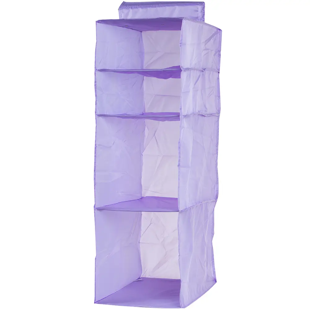 Органайзер подвесной Spaceo 4 полки 30х40х90 см цвет фиолетовый STLM-2030249 - Вид №1