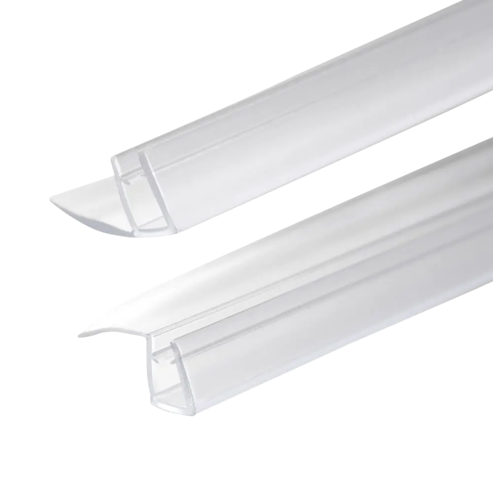 Уплотнитель для душевой кабины KONSENSA ПВХ 4мм прозрачный Без серии STLM-2125531