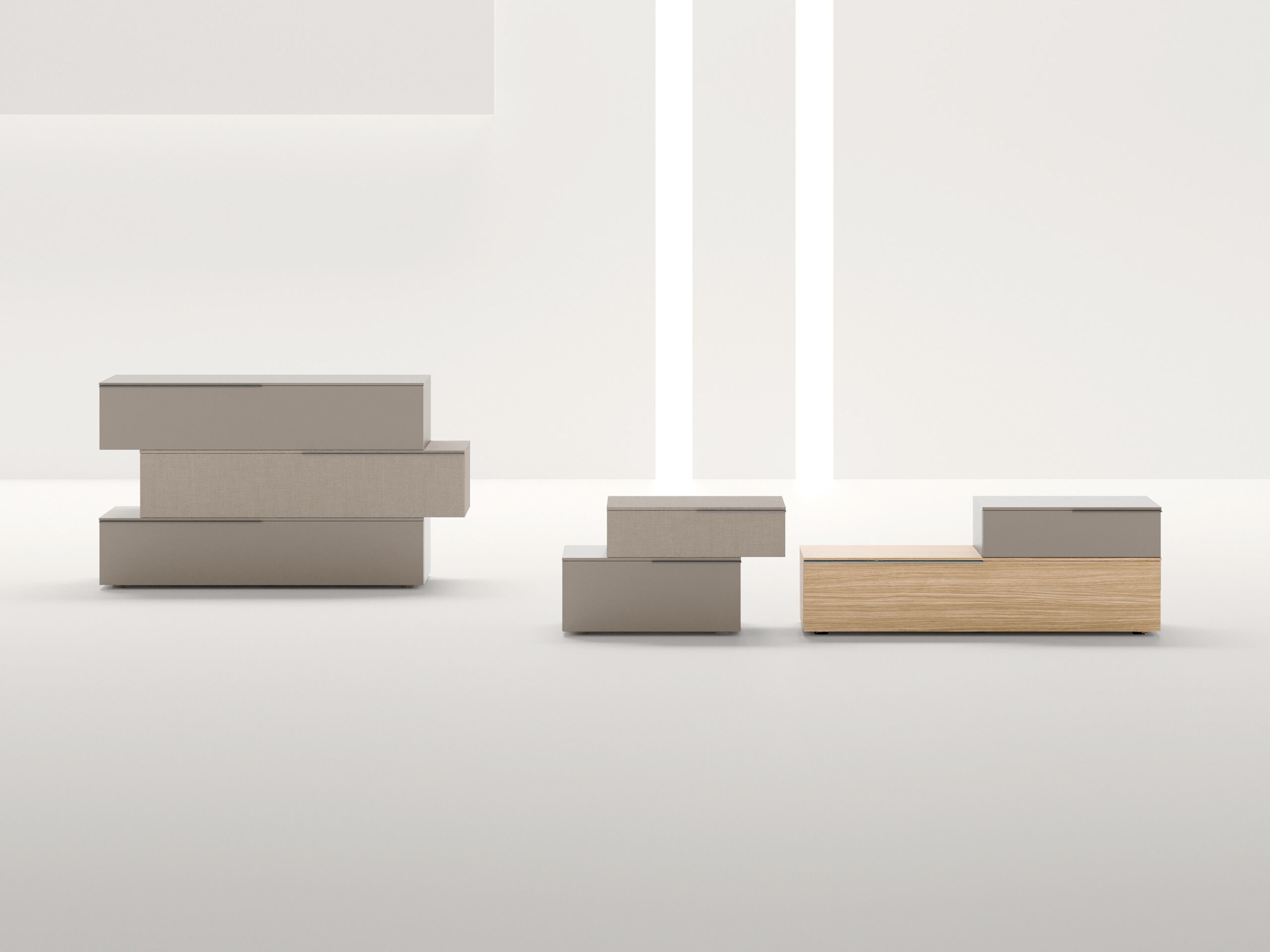 Комод / тумбочка из меламиновой ткани Adok ARIA A TERRA ARCH-00062298