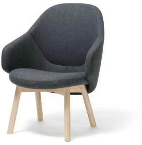 TON Кресло из ткани с подлокотниками Albu