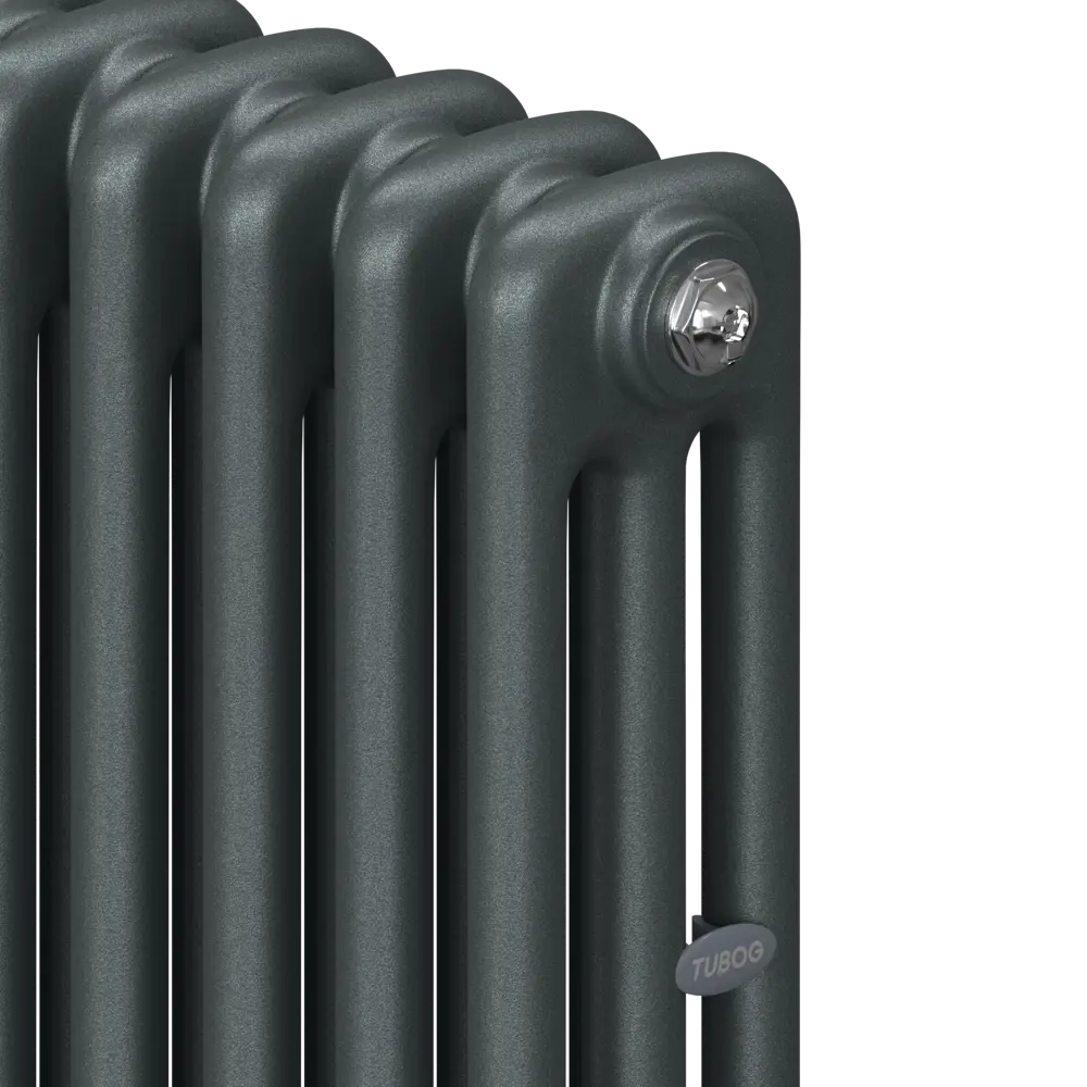 Радиатор трубчатый Rifar Tubog TUB 3057-10 TI 500/103 10 секций боковое подключение сталь серый 88492301 STLM-2196137 - Вид №3