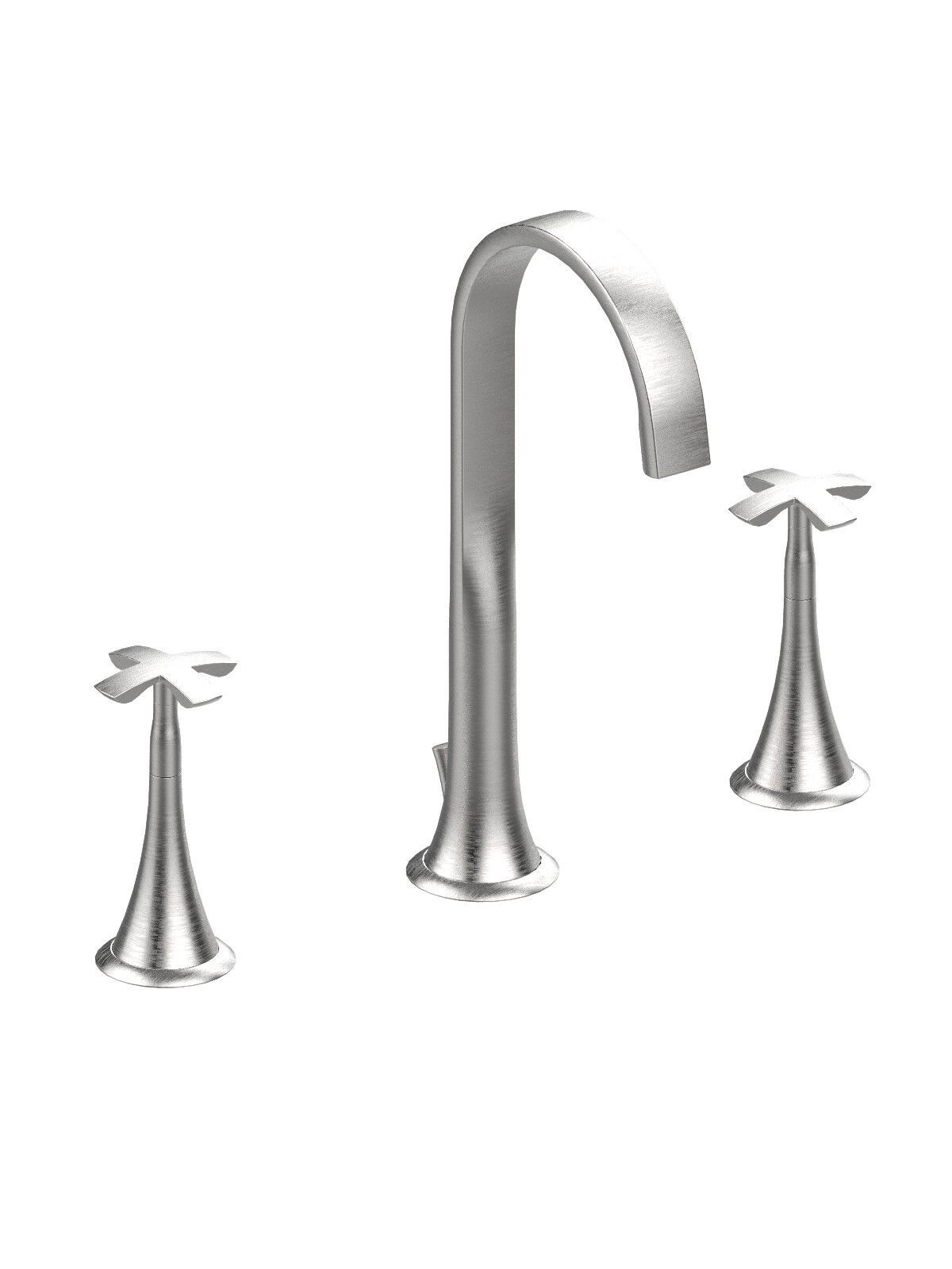 Высокий смеситель для раковины с раздельными розетками Rubinetterie Frattini Lucrezia ARCH-00072703 - Вид №3